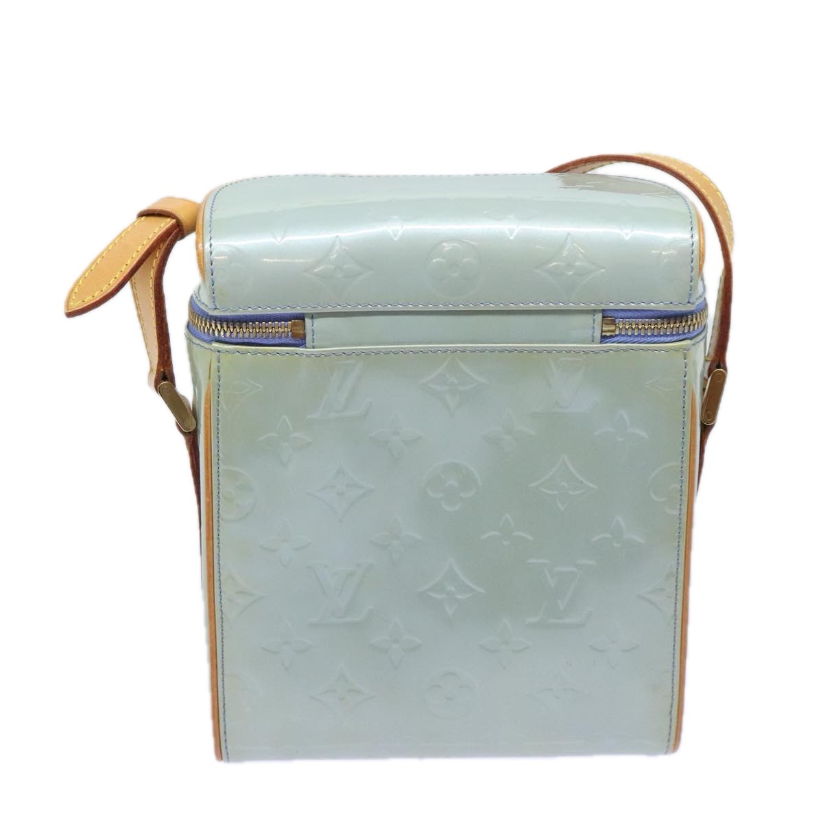 Louis Vuitton LOUIS VUITTON Monogram Vernis Sullivan Vertical Bag Lavande M91258 LV Authentic 90945