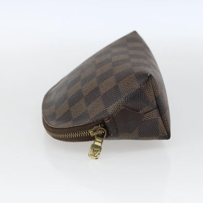 Louis Vuitton LOUIS VUITTON Damier Ebene Pochette Cosmetic PM Pouch N47516 LV Authentic 168508 Bag