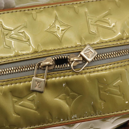 Louis Vuitton LOUIS VUITTON Monogram Vernis Tompkins Square Bag Gris M91150 LV Authentic ep12776