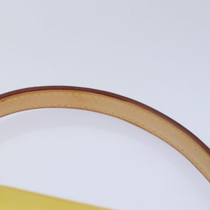 Louis Vuitton LOUIS VUITTON Monogram Vernis Spring Street Bag Lime Yellow M91068 Authentic 86715