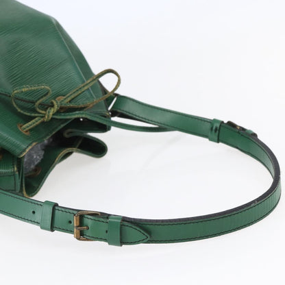 Louis Vuitton LOUIS VUITTON Epi Petit Noe Shoulder Bag Green M44104 LV Authentic 144617