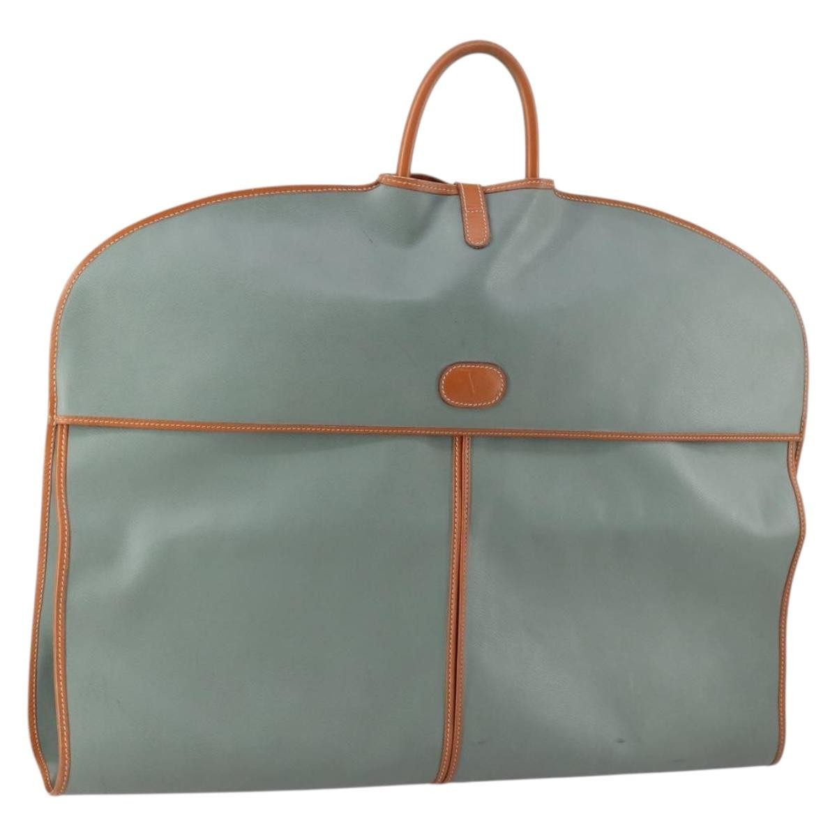 Valentino VALENTINO Garment Cover Leather Green Gold Authentic bs31394 Bag