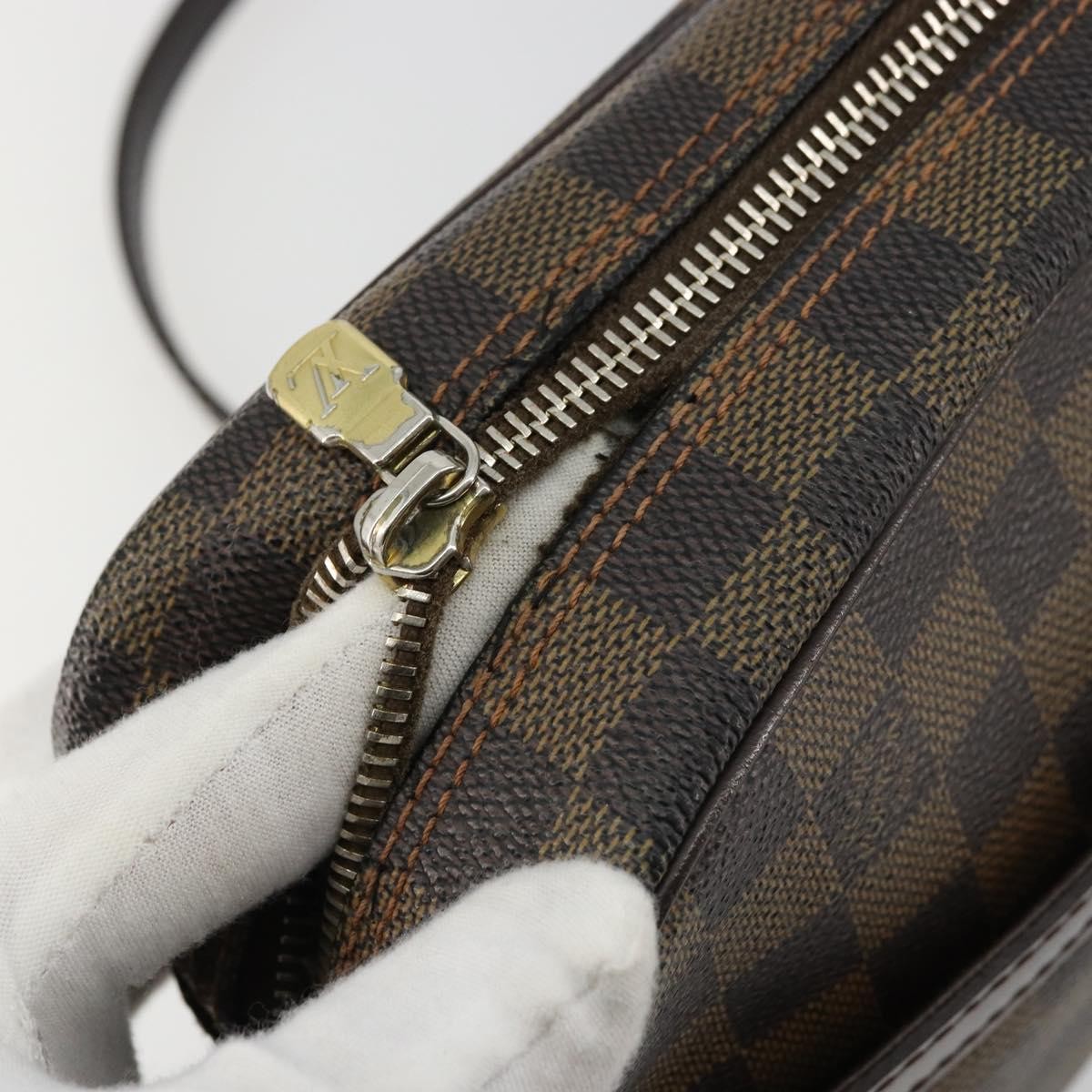 Louis Vuitton LOUIS VUITTON Damier Ebene Trocadero 27 Shoulder Bag SPO N48085 LV Authentic 180428