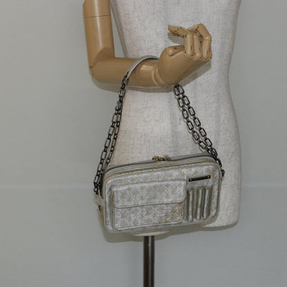 Louis Vuitton LOUIS VUITTON Monogram Shine McKenna Shoulder Bag Gold M92363 LV Authentic hk3048