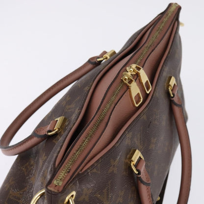 Louis Vuitton LOUIS VUITTON Monogram Pallas MM Hand Bag 2way Bois De Rose M41598 Authentic 145373