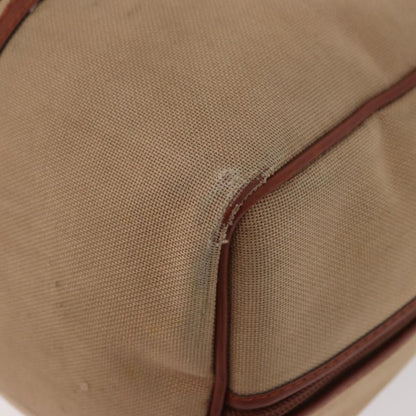 Saint Laurent SAINT LAURENT Boston Bag Canvas Brown Authentic BA12896