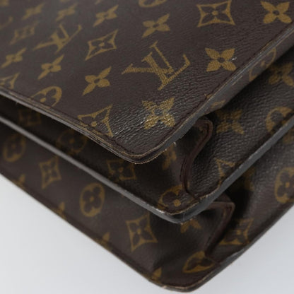 Louis Vuitton LOUIS VUITTON Monogram Serviette Fermoir Business Bag M53305 LV Authentic bs32001