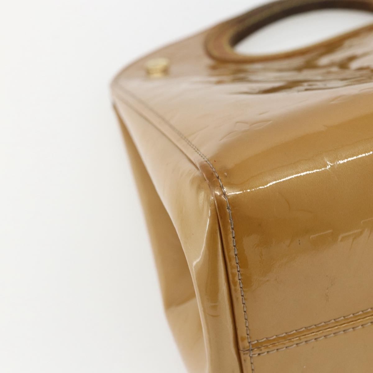 Louis Vuitton LOUIS VUITTON Monogram Vernis Maple Drive Bag Noisette M91376 LV Authentic 169608