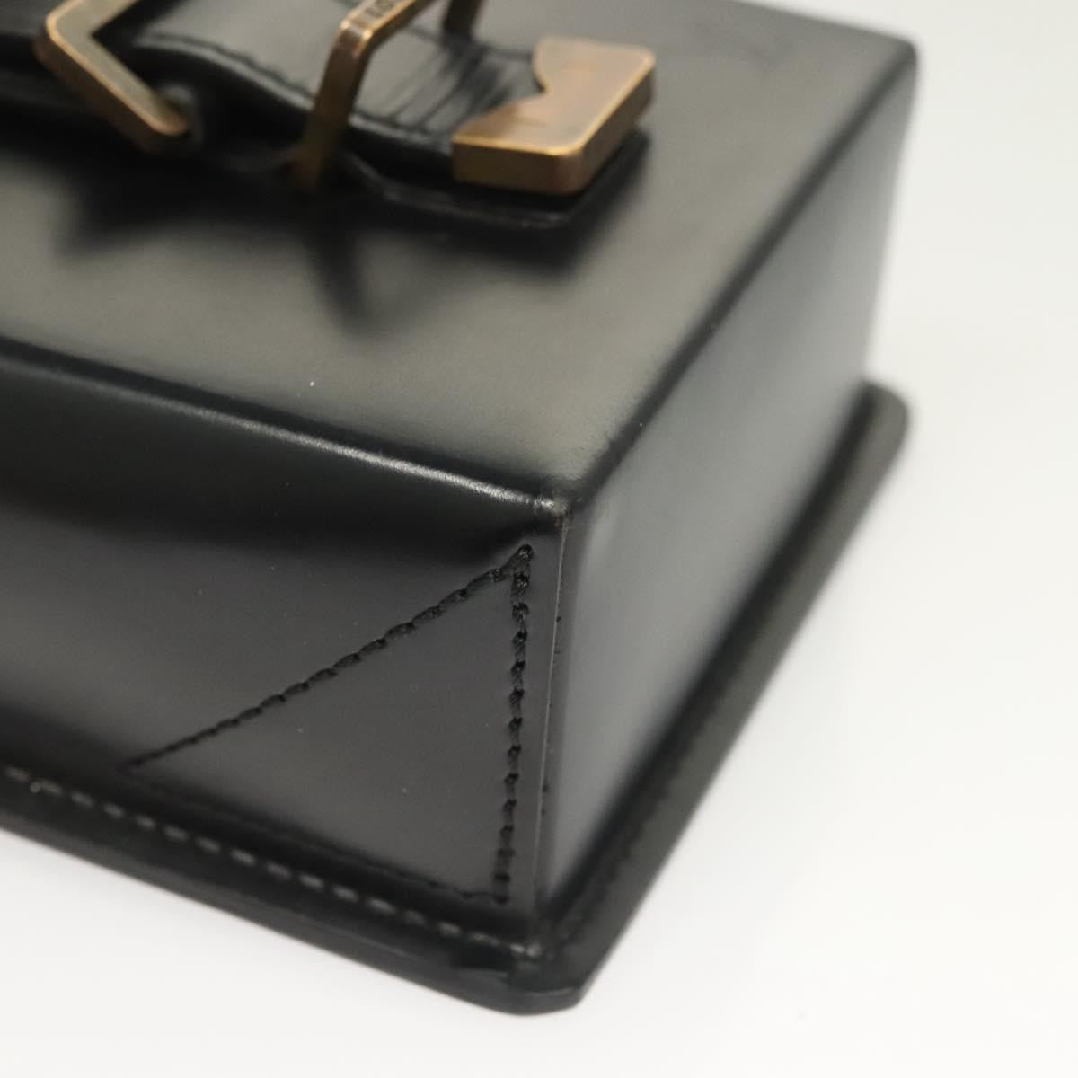 Louis Vuitton LOUIS VUITTON Pister Shoulder Bag Leather Black M92222 LV Authentic bs26496