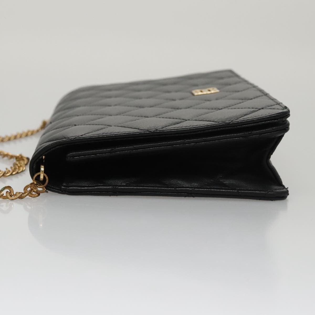 Givenchy GIVENCHY Chain Shoulder Bag Leather Black Authentic bs20851