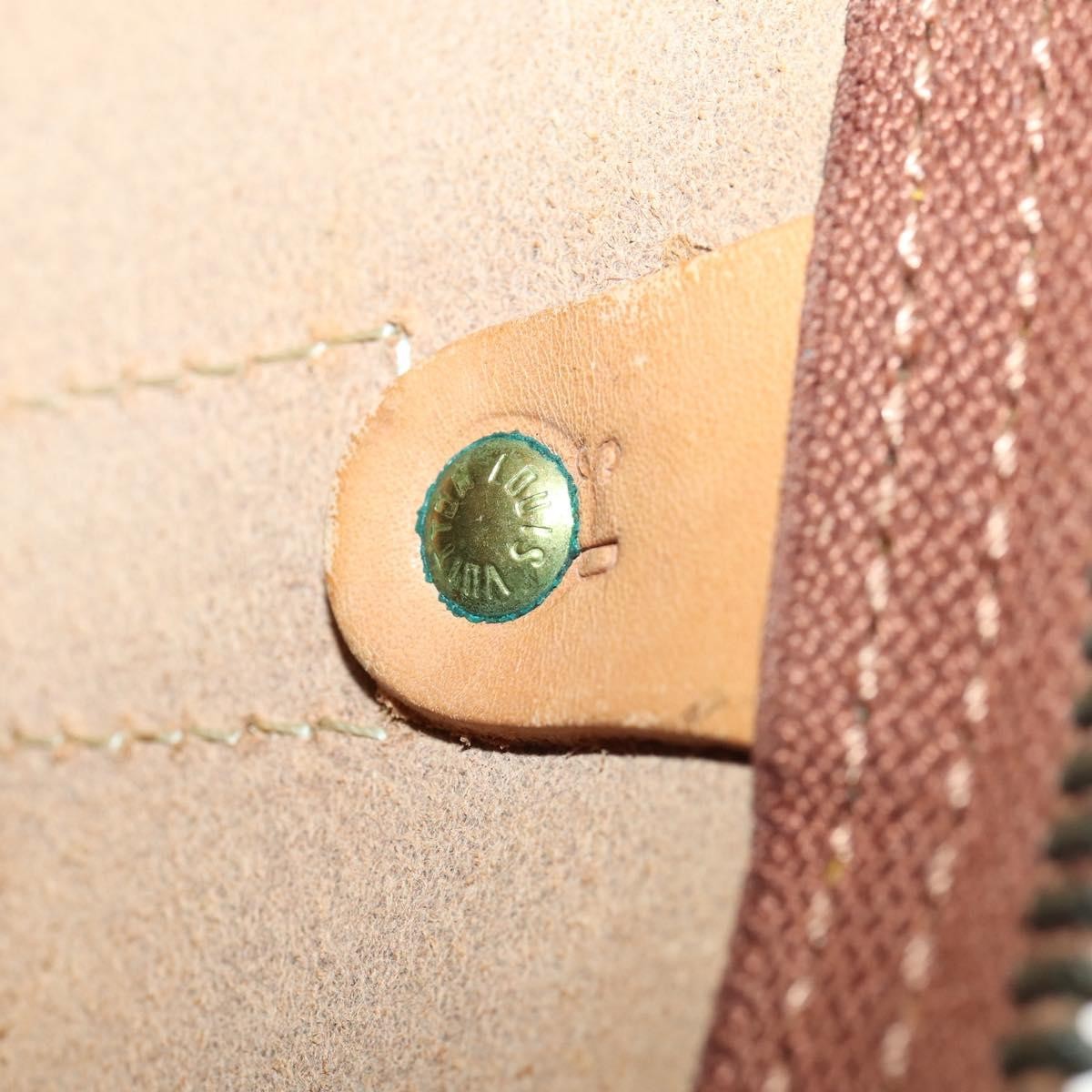 Louis Vuitton LOUIS VUITTON Nomad Keepall 55 Boston Bag Beige LV Authentic 163339