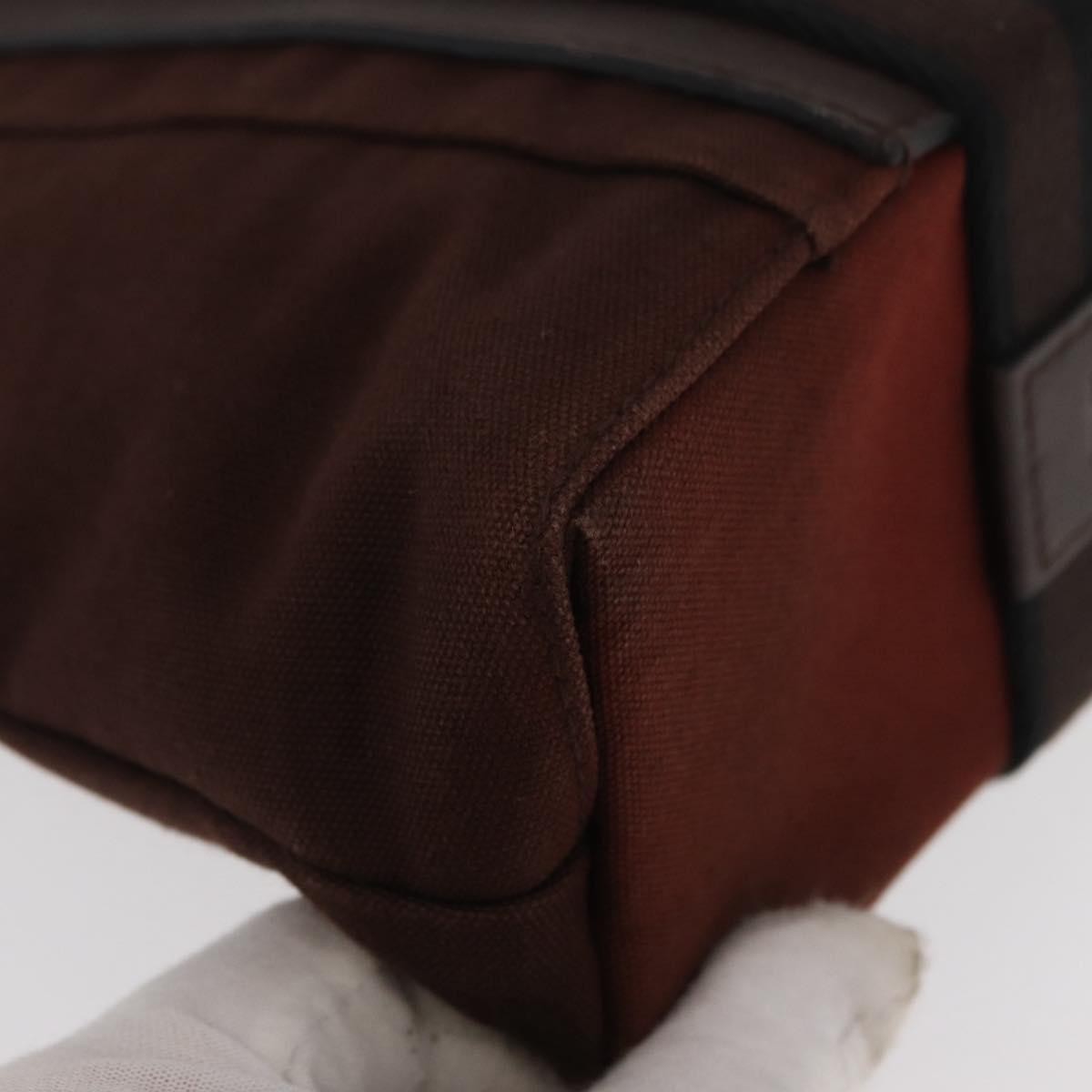 Hermès Hermès HERMES Toroca Horizontal PM Hand Bag Canvas Brown Authentic bs31853