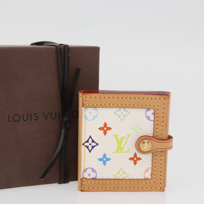 Louis Vuitton LOUIS VUITTON Multicolor Porto Photo 4 Vole Photo Case White M58005 Authentic BAZ610V Bag