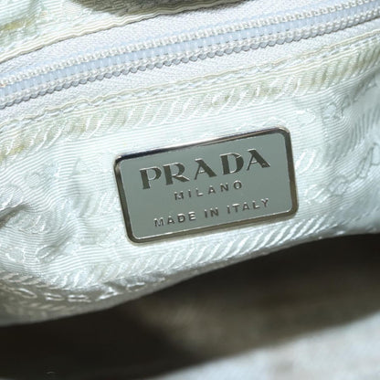Prada PRADA Shoulder Bag Nylon Silver Gray Authentic 123869