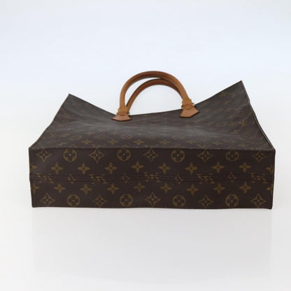 Louis Vuitton LOUIS VUITTON Monogram Sac Plat Hand Bag M51140 LV Authentic 143141