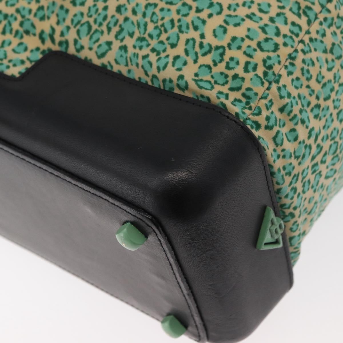 BOTTEGAVENETA BOTTEGAVENETA BOTTEGA VENETA Hand Bag Nylon Leather Green Authentic 171524