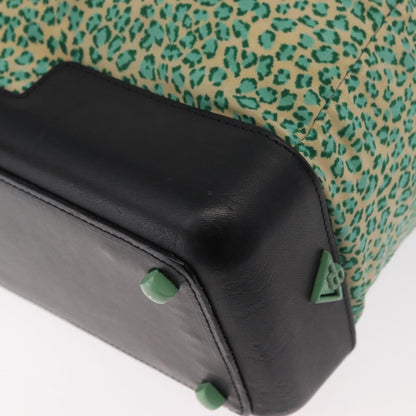BOTTEGAVENETA BOTTEGAVENETA BOTTEGA VENETA Hand Bag Nylon Leather Green Authentic 171524