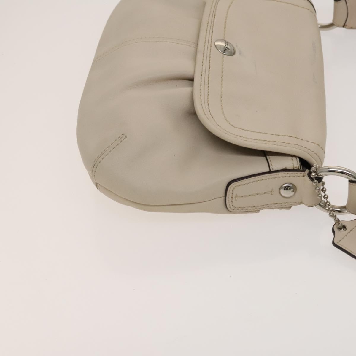 Coach Coach Shoulder Bag Leather 2 Set Brown Light Beige Authentic am8664