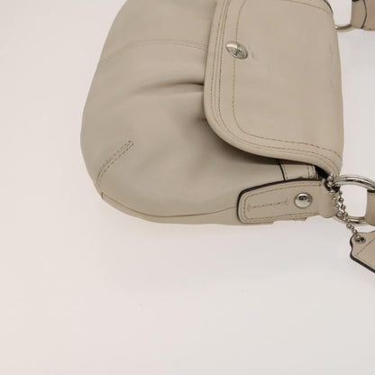 Coach Coach Shoulder Bag Leather 2 Set Brown Light Beige Authentic am8664