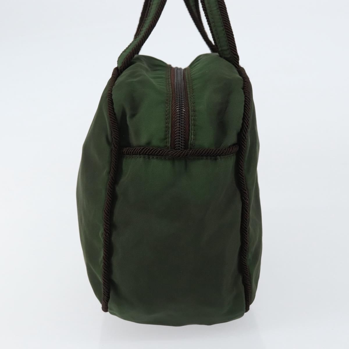 Prada PRADA Hand Bag Nylon Green Authentic 153060