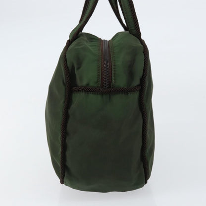 Prada PRADA Hand Bag Nylon Green Authentic 153060