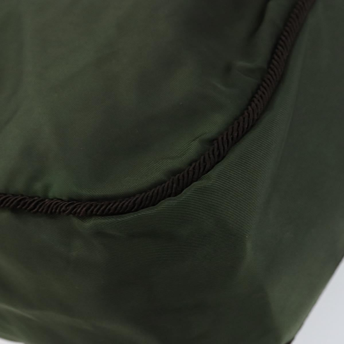 Prada PRADA Hand Bag Nylon Green Authentic 153060