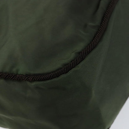 Prada PRADA Hand Bag Nylon Green Authentic 153060