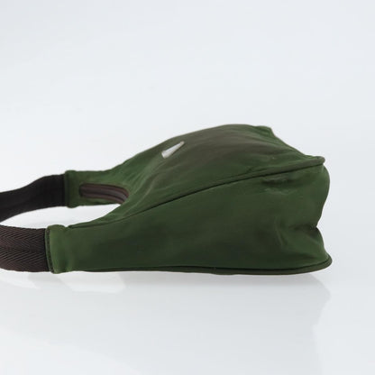 Prada PRADA Hand Bag Nylon Green Authentic 152801