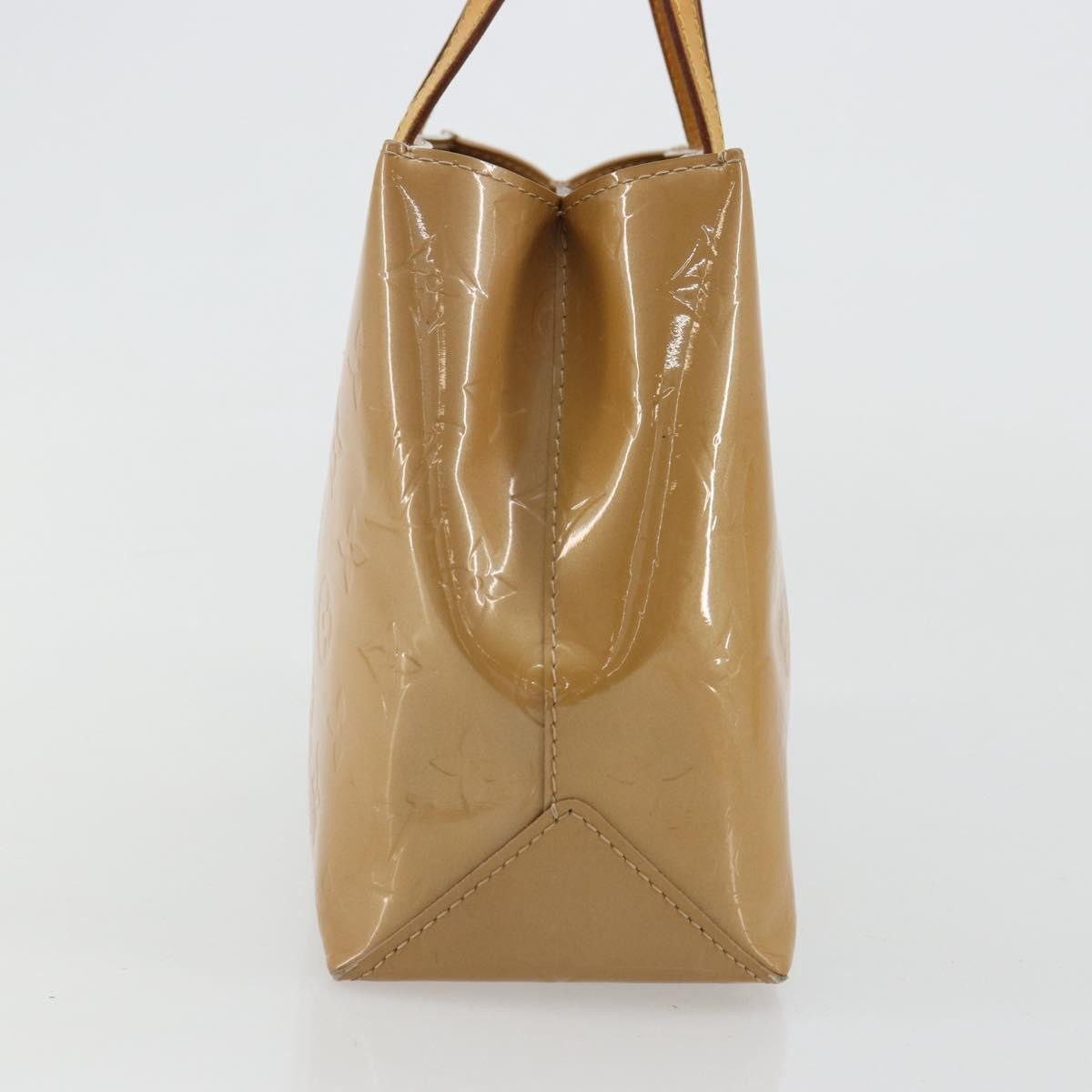 Louis Vuitton LOUIS VUITTON Monogram Vernis Reade PM Hand Bag Noisette M91334 LV Authentic BA12809