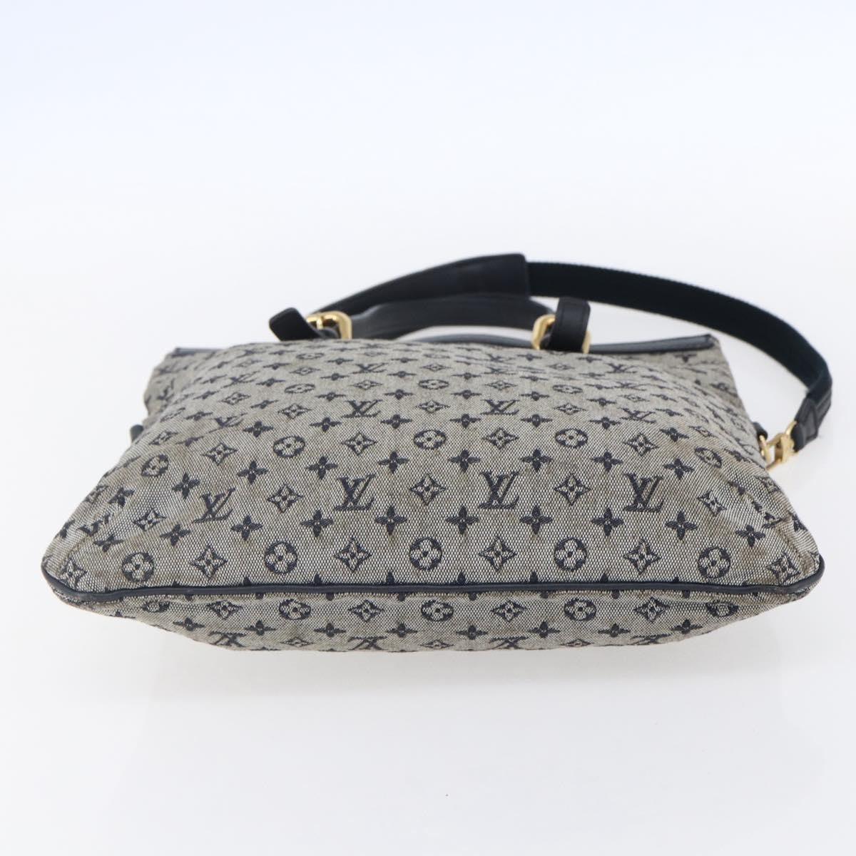 Louis Vuitton LOUIS VUITTON Monogram Mini Fran?oise Tote Bag 2way Blue M92208 LV Authentic 151081
