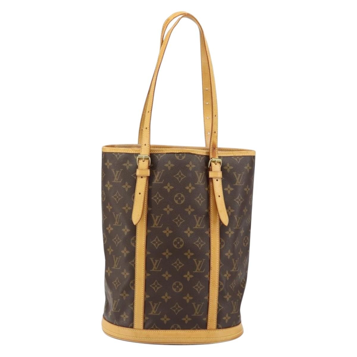 Louis Vuitton LOUIS VUITTON Monogram Bucket GM Shoulder Bag M42236 LV Authentic 156566