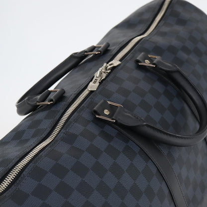Louis Vuitton LOUIS VUITTON Damier Cobalt Keepall Bandouliere 55 Boston Bag N41356 Authentic 140505