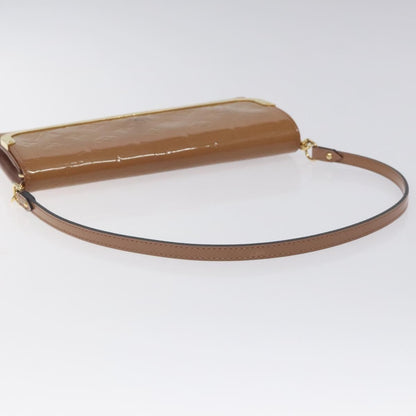 Louis Vuitton LOUIS VUITTON Vernis Rossmore MM Shoulder Bag Rose Velours M91589 LV Authentic 127784