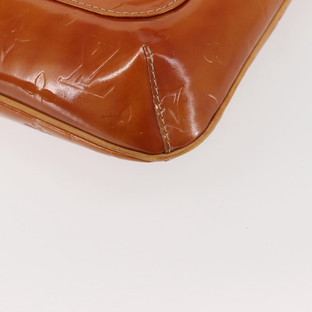 Louis Vuitton LOUIS VUITTON Monogram Vernis Thompson Street Bag Beige M91301 LV Authentic 128772