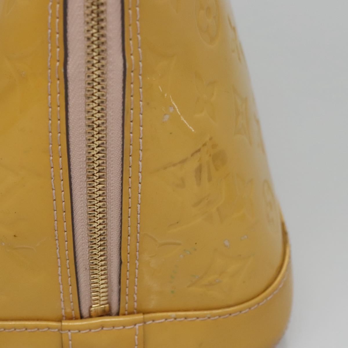 Louis Vuitton LOUIS VUITTON Monogram Vernis Alma PM Hand Bag 2way Dunne M90170 LV Authentic KD187