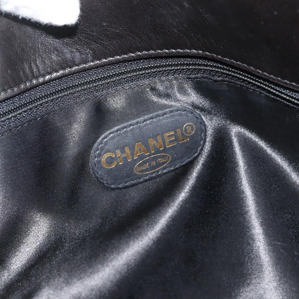 Chanel CHANEL Matelasse Tote Bag Leather Brown Gold CC Authentic bs28459
