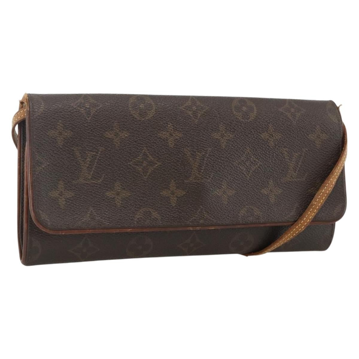 Louis Vuitton LOUIS VUITTON Monogram Pochette Twin GM Shoulder Bag M51852 LV Authentic ka3039