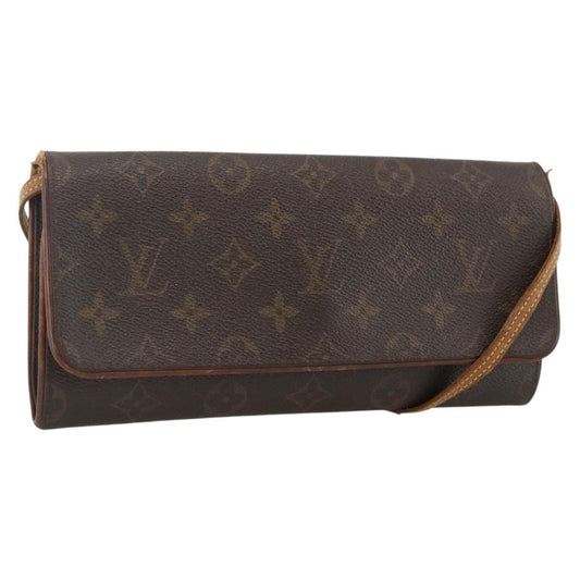 Louis Vuitton LOUIS VUITTON Monogram Pochette Twin GM Shoulder Bag M51852 LV Authentic ka3039