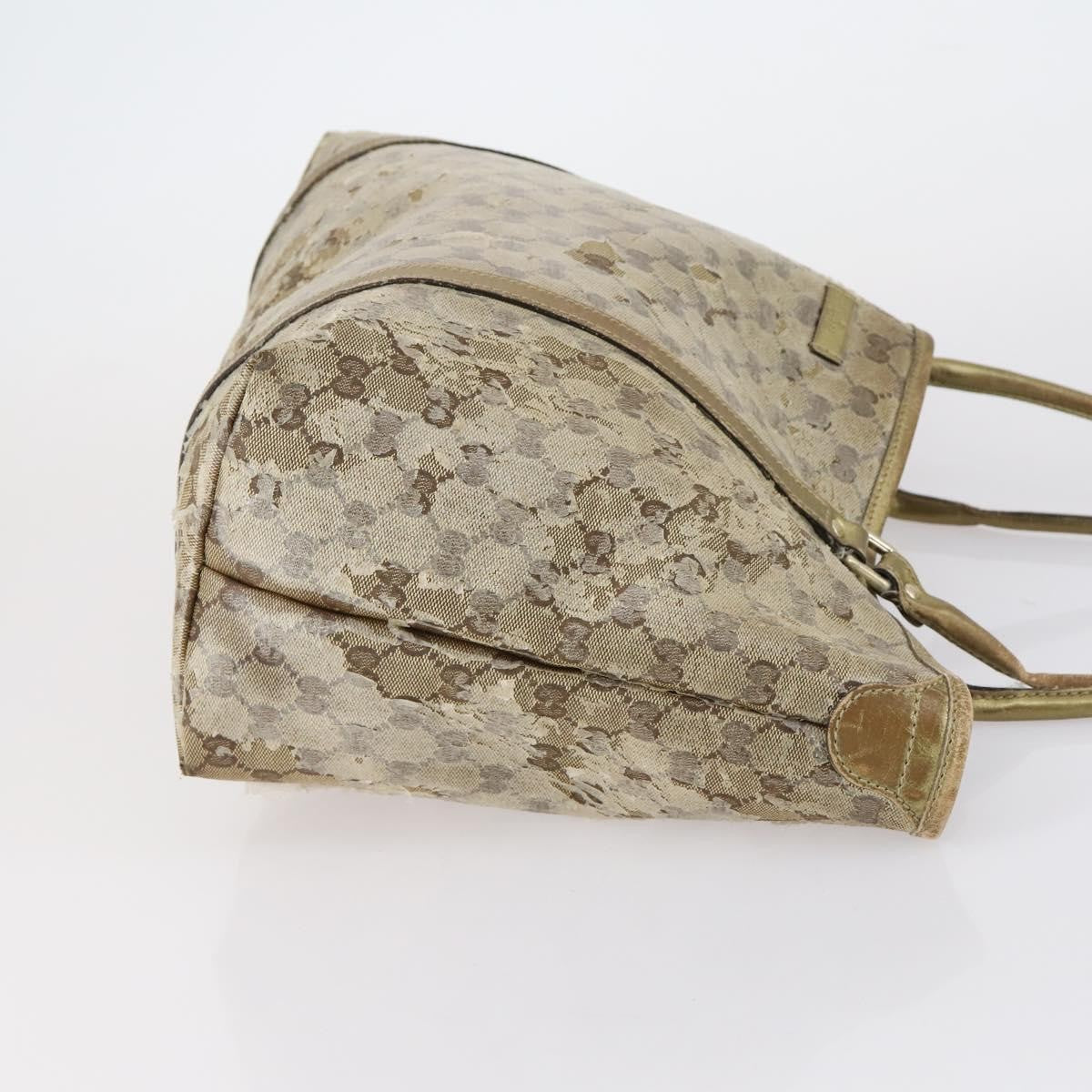 Gucci GUCCI GG Canvas Shoulder Bag 2 Set Red Gold Authentic 146898