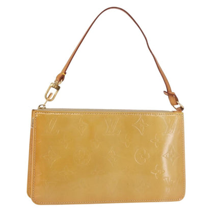 Louis Vuitton LOUIS VUITTON Monogram Vernis Lexington Accessory Pouch Beige M91010 Authentic 162728 Bag