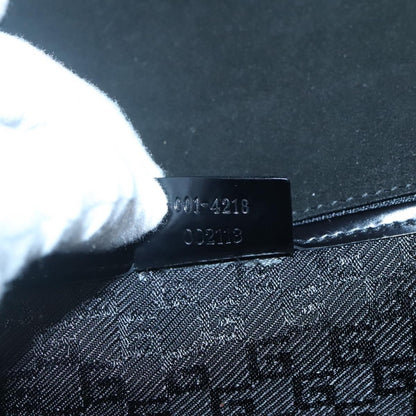 Gucci GUCCI Hand Bag Canvas Beige Gold Authentic bs25071