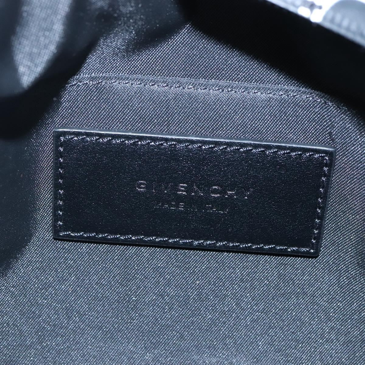 Givenchy GIVENCHY Shoulder Bag Nylon Black Silver Authentic bs23553