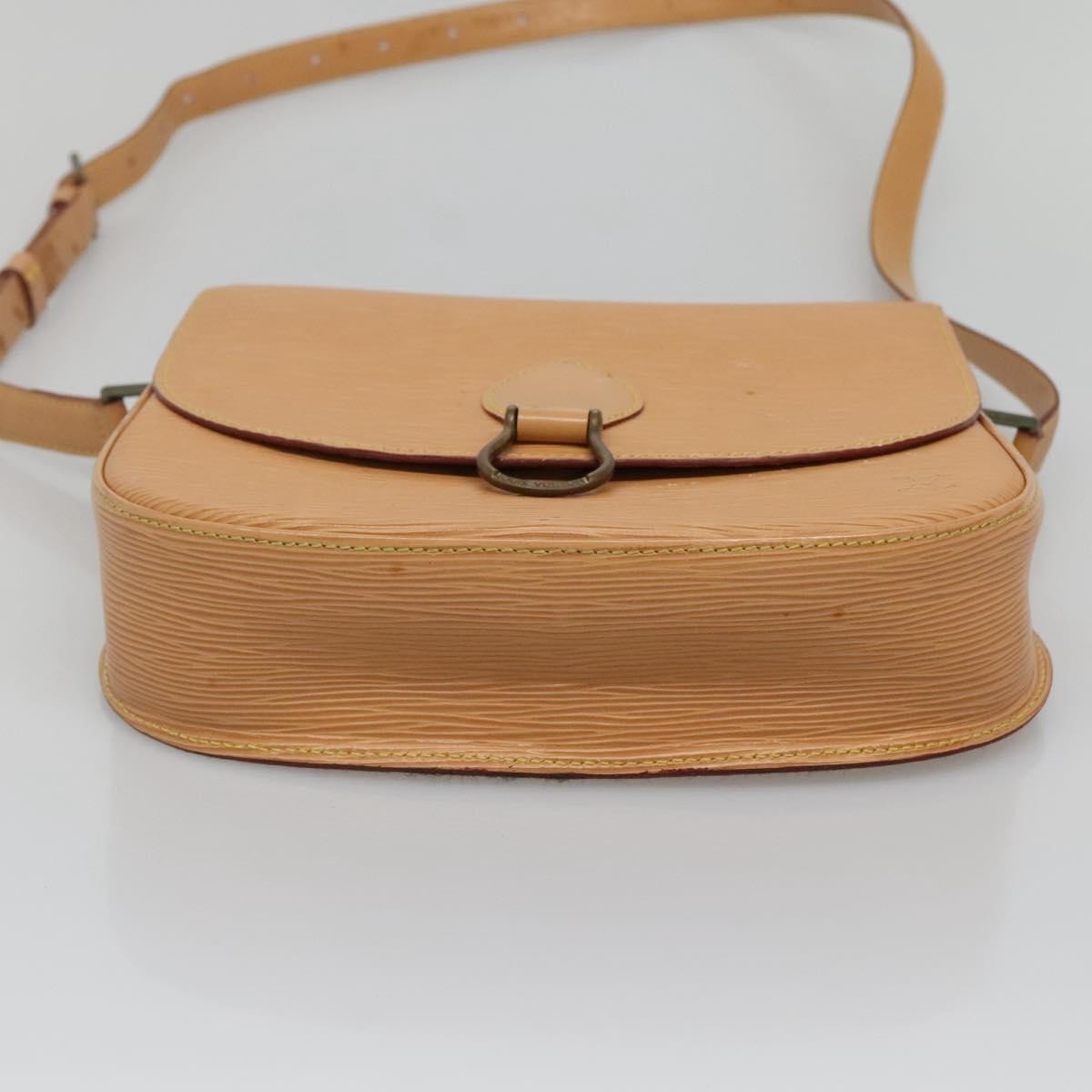 Louis Vuitton LOUIS VUITTON Epi Saint Cloud GM Shoulder Bag Beige M52196 LV Authentic bs26977