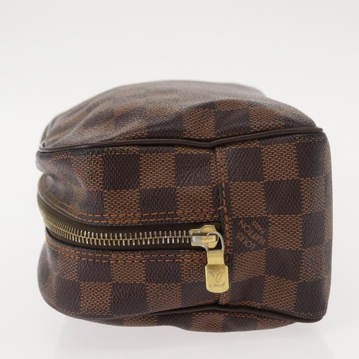 Louis Vuitton LOUIS VUITTON Damier Ebene Trousse Toilette25 Clutch Bag N47624 LV Authentic 151153