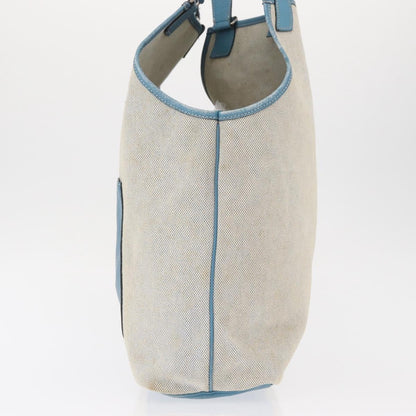 Hermès Hermès HERMES Tote Bag Canvas Gray Silver Authentic ep12780