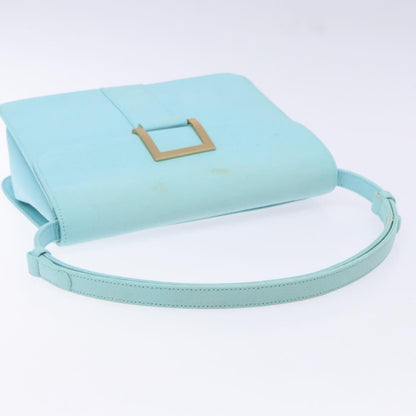 Saint Laurent SAINT LAURENT Shoulder Bag Canvas Light Blue Authentic BA5491