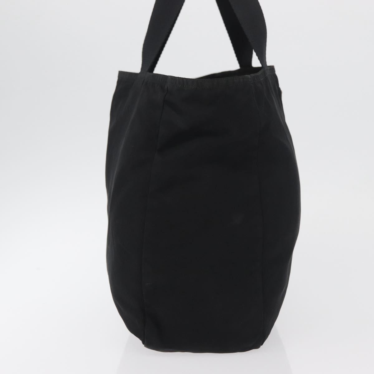 Prada PRADA Tote Bag Nylon Black Silver Authentic bs29615