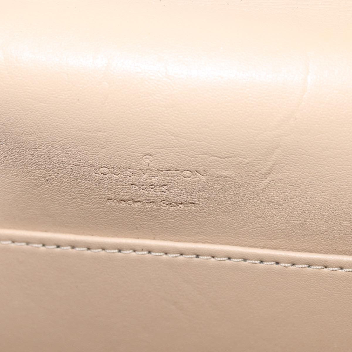 Louis Vuitton LOUIS VUITTON Monogram Vernis Thompson Street Bag Beige M91301 LV Authentic 128772