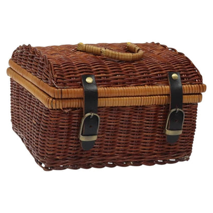 Givenchy GIVENCHY Hand Bag Raffia Brown Authentic BD1504
