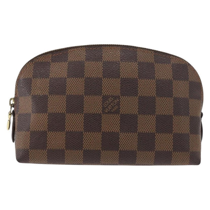 Louis Vuitton LOUIS VUITTON Damier Ebene Pochette Cosmetic PM Pouch N47516 LV Authentic 178952 Bag